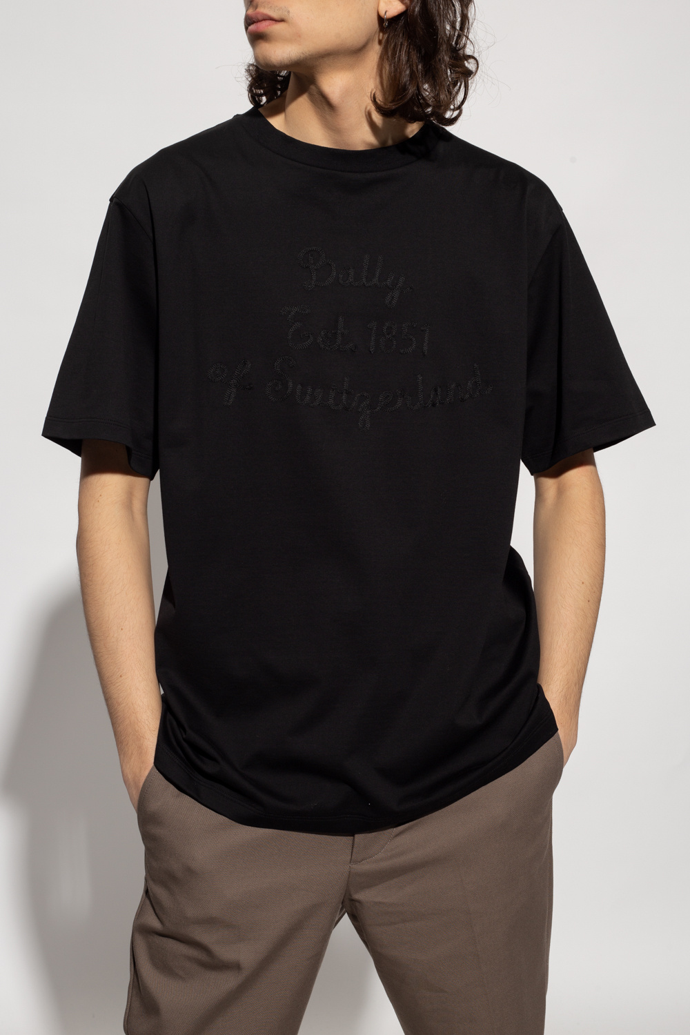 Bally Logo Tshirt Men's Clothing Vitkac